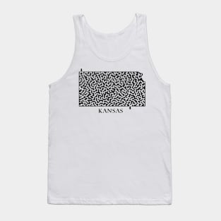 State of Kansas Maze Tank Top